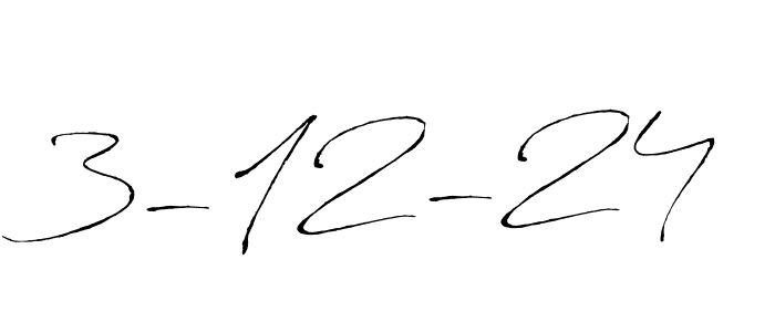 How to Draw 3-12-24 signature style? Antro_Vectra is a latest design signature styles for name 3-12-24. 3-12-24 signature style 6 images and pictures png