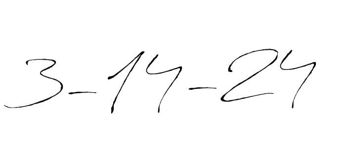 Design your own signature with our free online signature maker. With this signature software, you can create a handwritten (Antro_Vectra) signature for name 3-14-24. 3-14-24 signature style 6 images and pictures png