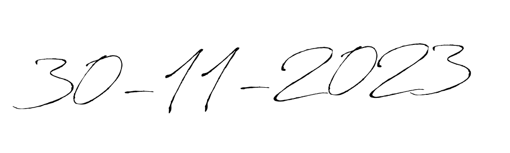 Create a beautiful signature design for name 30-11-2023. With this signature (Antro_Vectra) fonts, you can make a handwritten signature for free. 30-11-2023 signature style 6 images and pictures png