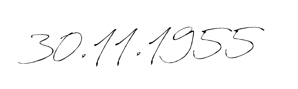 Antro_Vectra is a professional signature style that is perfect for those who want to add a touch of class to their signature. It is also a great choice for those who want to make their signature more unique. Get 30.11.1955 name to fancy signature for free. 30.11.1955 signature style 6 images and pictures png