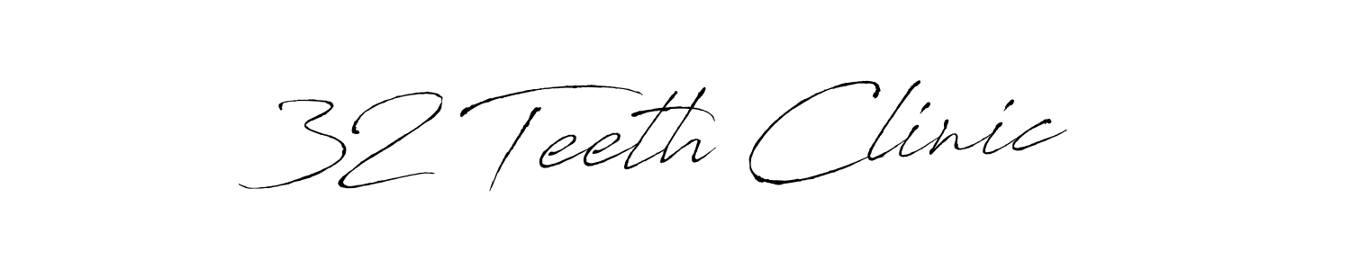 You can use this online signature creator to create a handwritten signature for the name 32 Teeth Clinic. This is the best online autograph maker. 32 Teeth Clinic signature style 6 images and pictures png