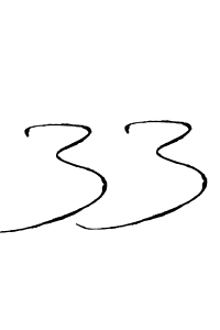 How to Draw 33 signature style? Antro_Vectra is a latest design signature styles for name 33. 33 signature style 6 images and pictures png