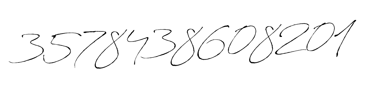 Design your own signature with our free online signature maker. With this signature software, you can create a handwritten (Antro_Vectra) signature for name 3578438608201. 3578438608201 signature style 6 images and pictures png