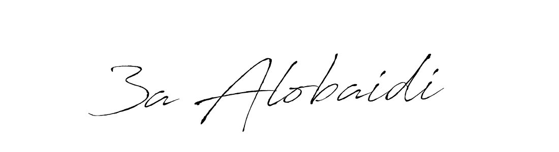 You should practise on your own different ways (Antro_Vectra) to write your name (3a Alobaidi) in signature. don't let someone else do it for you. 3a Alobaidi signature style 6 images and pictures png