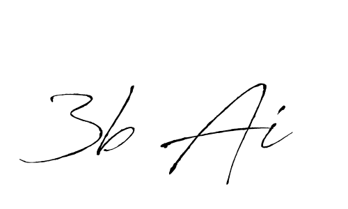 How to Draw 3b Ai signature style? Antro_Vectra is a latest design signature styles for name 3b Ai. 3b Ai signature style 6 images and pictures png