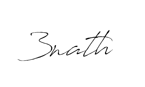 Make a beautiful signature design for name 3nath. With this signature (Antro_Vectra) style, you can create a handwritten signature for free. 3nath signature style 6 images and pictures png