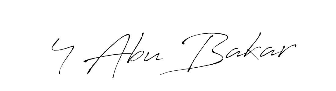 Antro_Vectra is a professional signature style that is perfect for those who want to add a touch of class to their signature. It is also a great choice for those who want to make their signature more unique. Get 4 Abu Bakar name to fancy signature for free. 4 Abu Bakar signature style 6 images and pictures png
