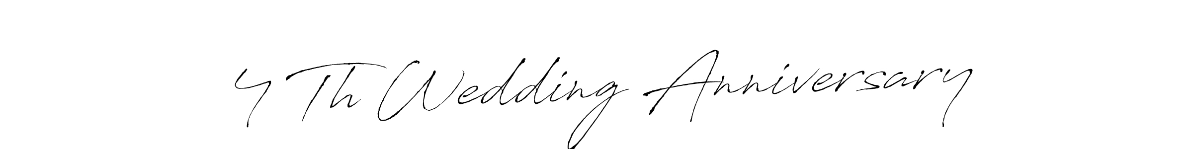 Similarly Antro_Vectra is the best handwritten signature design. Signature creator online .You can use it as an online autograph creator for name 4 Th Wedding Anniversary. 4 Th Wedding Anniversary signature style 6 images and pictures png