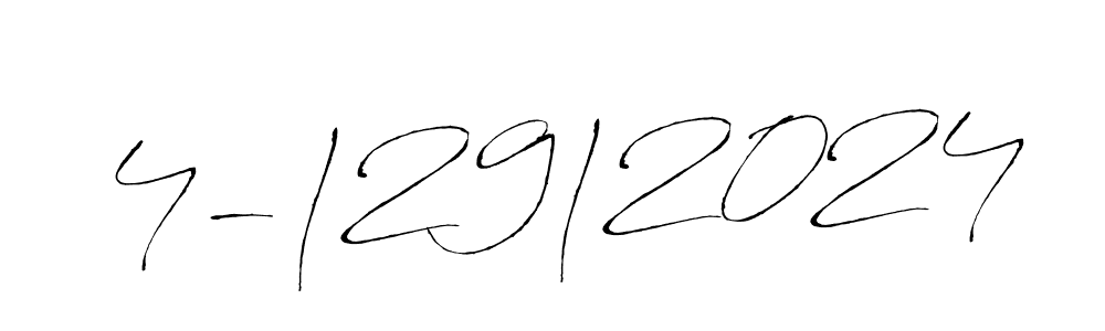 How to make 4-|29|2024 name signature. Use Antro_Vectra style for creating short signs online. This is the latest handwritten sign. 4-|29|2024 signature style 6 images and pictures png