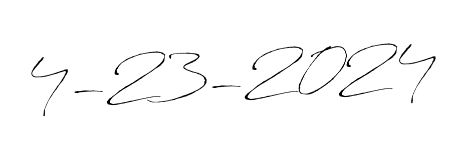 Antro_Vectra is a professional signature style that is perfect for those who want to add a touch of class to their signature. It is also a great choice for those who want to make their signature more unique. Get 4-23-2024 name to fancy signature for free. 4-23-2024 signature style 6 images and pictures png