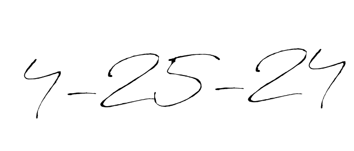 Design your own signature with our free online signature maker. With this signature software, you can create a handwritten (Antro_Vectra) signature for name 4-25-24. 4-25-24 signature style 6 images and pictures png