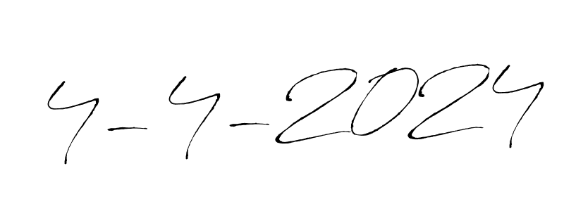 How to make 4-4-2024 signature? Antro_Vectra is a professional autograph style. Create handwritten signature for 4-4-2024 name. 4-4-2024 signature style 6 images and pictures png