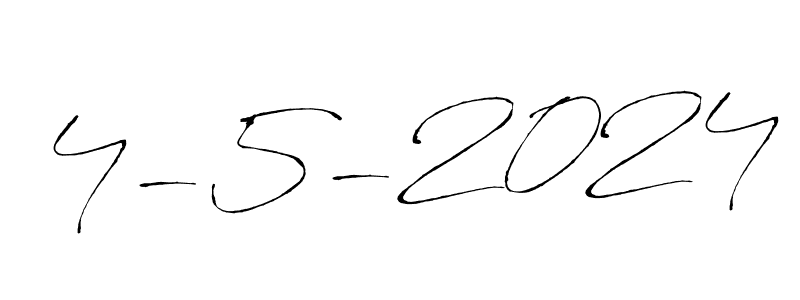 Make a beautiful signature design for name 4-5-2024. With this signature (Antro_Vectra) style, you can create a handwritten signature for free. 4-5-2024 signature style 6 images and pictures png