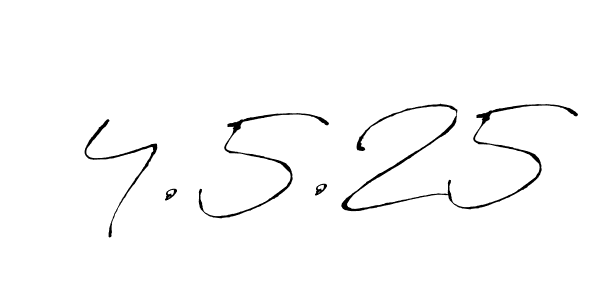 How to Draw 4.5.25 signature style? Antro_Vectra is a latest design signature styles for name 4.5.25. 4.5.25 signature style 6 images and pictures png