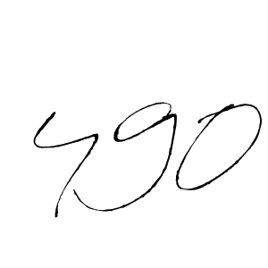 How to make 490 name signature. Use Antro_Vectra style for creating short signs online. This is the latest handwritten sign. 490 signature style 6 images and pictures png