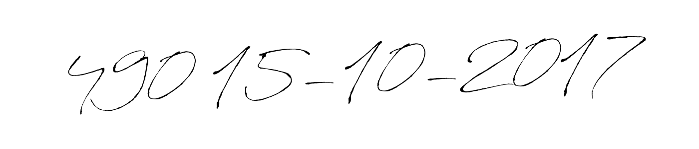 Also we have 490 15-10-2017 name is the best signature style. Create professional handwritten signature collection using Antro_Vectra autograph style. 490 15-10-2017 signature style 6 images and pictures png