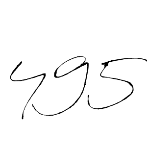 How to make 495 signature? Antro_Vectra is a professional autograph style. Create handwritten signature for 495 name. 495 signature style 6 images and pictures png