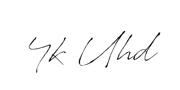 Make a beautiful signature design for name 4k Uhd. Use this online signature maker to create a handwritten signature for free. 4k Uhd signature style 6 images and pictures png