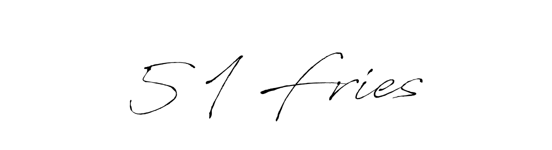 Similarly Antro_Vectra is the best handwritten signature design. Signature creator online .You can use it as an online autograph creator for name 5’1 Fries. 5’1 Fries signature style 6 images and pictures png