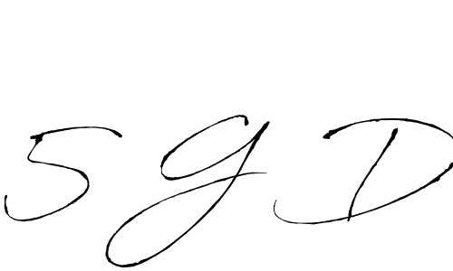 Make a beautiful signature design for name 5 G D. With this signature (Antro_Vectra) style, you can create a handwritten signature for free. 5 G D signature style 6 images and pictures png