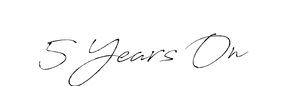 It looks lik you need a new signature style for name 5 Years On. Design unique handwritten (Antro_Vectra) signature with our free signature maker in just a few clicks. 5 Years On signature style 6 images and pictures png