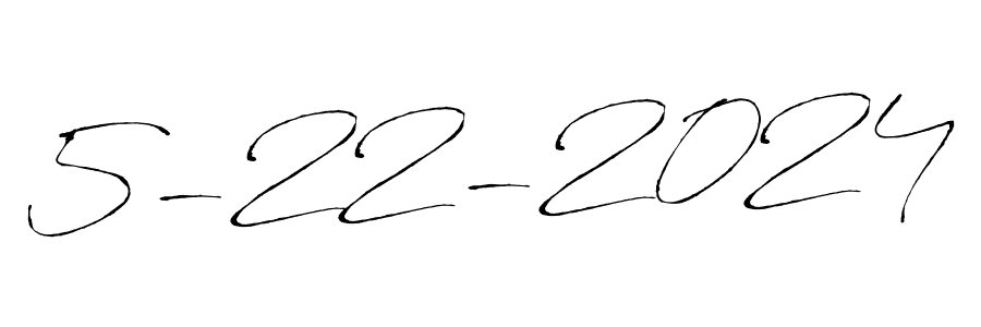 Design your own signature with our free online signature maker. With this signature software, you can create a handwritten (Antro_Vectra) signature for name 5-22-2024. 5-22-2024 signature style 6 images and pictures png