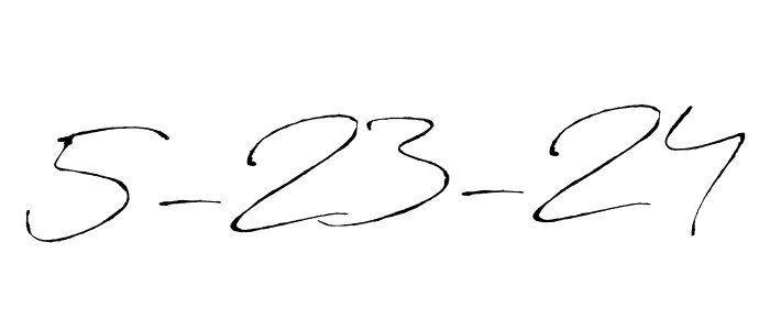 It looks lik you need a new signature style for name 5-23-24. Design unique handwritten (Antro_Vectra) signature with our free signature maker in just a few clicks. 5-23-24 signature style 6 images and pictures png