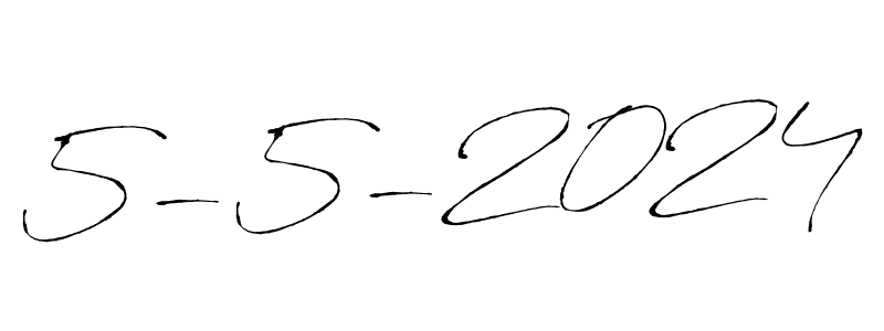 How to make 5-5-2024 signature? Antro_Vectra is a professional autograph style. Create handwritten signature for 5-5-2024 name. 5-5-2024 signature style 6 images and pictures png