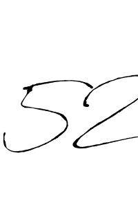 Make a beautiful signature design for name 52. With this signature (Antro_Vectra) style, you can create a handwritten signature for free. 52 signature style 6 images and pictures png