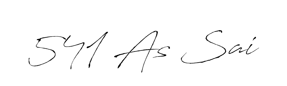 Also we have 541 As Sai name is the best signature style. Create professional handwritten signature collection using Antro_Vectra autograph style. 541 As Sai signature style 6 images and pictures png