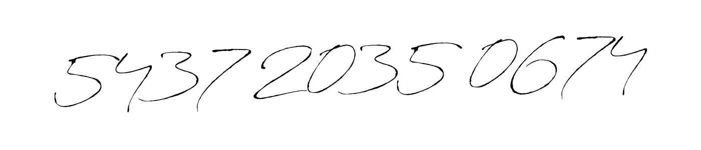 Design your own signature with our free online signature maker. With this signature software, you can create a handwritten (Antro_Vectra) signature for name 5437 2035 0674. 5437 2035 0674 signature style 6 images and pictures png