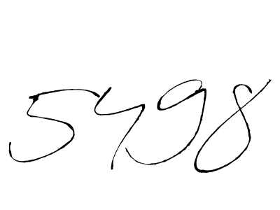 Make a beautiful signature design for name 5498. Use this online signature maker to create a handwritten signature for free. 5498 signature style 6 images and pictures png