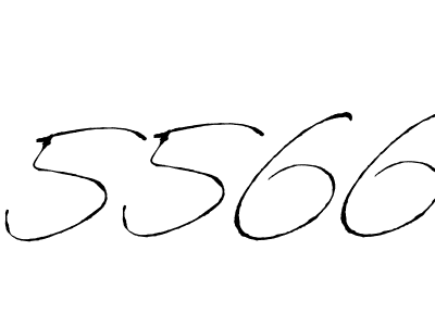 Design your own signature with our free online signature maker. With this signature software, you can create a handwritten (Antro_Vectra) signature for name 5566. 5566 signature style 6 images and pictures png