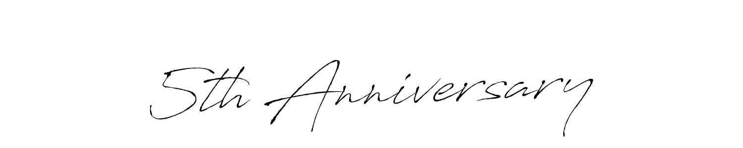 Make a short 5th Anniversary signature style. Manage your documents anywhere anytime using Antro_Vectra. Create and add eSignatures, submit forms, share and send files easily. 5th Anniversary signature style 6 images and pictures png