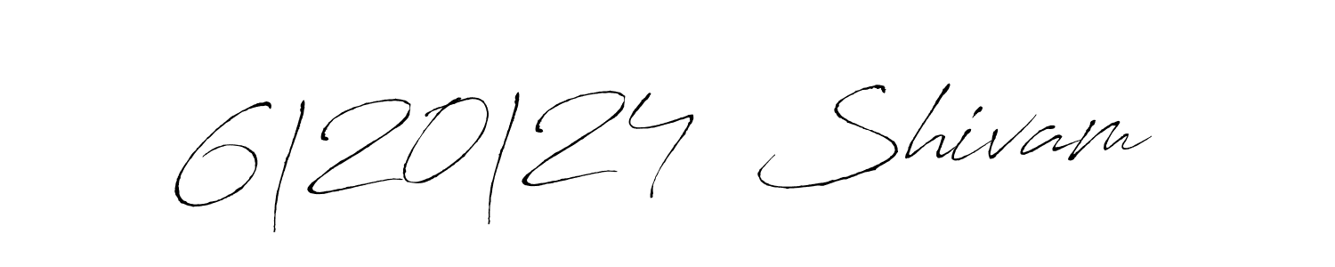 The best way (Antro_Vectra) to make a short signature is to pick only two or three words in your name. The name 6|20|24  Shivam include a total of six letters. For converting this name. 6|20|24  Shivam signature style 6 images and pictures png