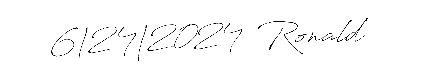 Design your own signature with our free online signature maker. With this signature software, you can create a handwritten (Antro_Vectra) signature for name 6|24|2024  Ronald. 6|24|2024  Ronald signature style 6 images and pictures png