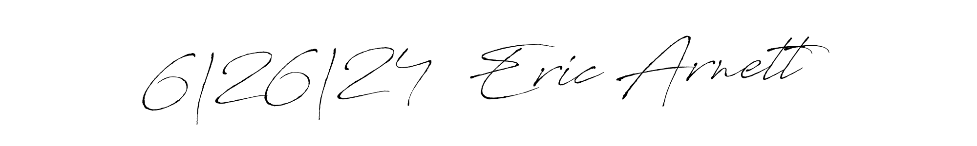 You should practise on your own different ways (Antro_Vectra) to write your name (6|26|24  Eric Arnett) in signature. don't let someone else do it for you. 6|26|24  Eric Arnett signature style 6 images and pictures png