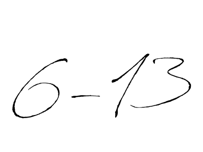 How to Draw 6-13 signature style? Antro_Vectra is a latest design signature styles for name 6-13. 6-13 signature style 6 images and pictures png