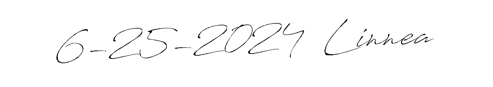 Make a short 6-25-2024  Linnea signature style. Manage your documents anywhere anytime using Antro_Vectra. Create and add eSignatures, submit forms, share and send files easily. 6-25-2024  Linnea signature style 6 images and pictures png