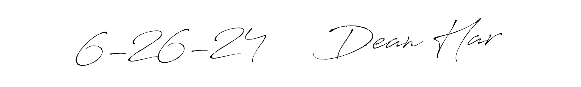 Check out images of Autograph of 6-26-24     Dean Har name. Actor 6-26-24     Dean Har Signature Style. Antro_Vectra is a professional sign style online. 6-26-24     Dean Har signature style 6 images and pictures png