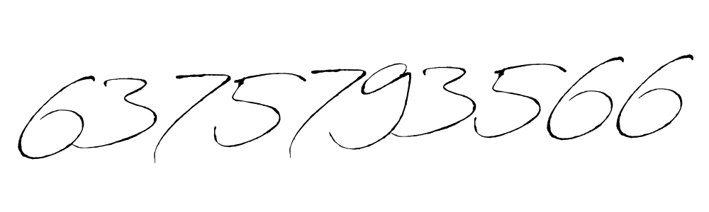 Also You can easily find your signature by using the search form. We will create 6375793566 name handwritten signature images for you free of cost using Antro_Vectra sign style. 6375793566 signature style 6 images and pictures png