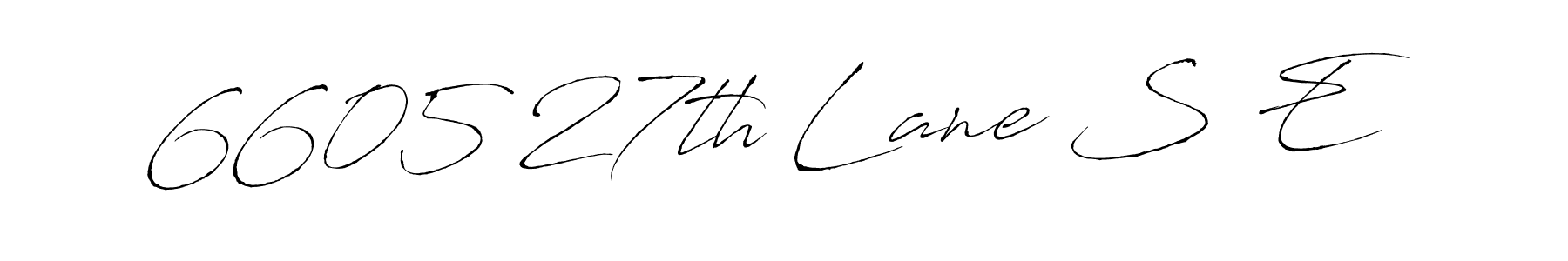 Use a signature maker to create a handwritten signature online. With this signature software, you can design (Antro_Vectra) your own signature for name 6605 27th Lane S E. 6605 27th Lane S E signature style 6 images and pictures png