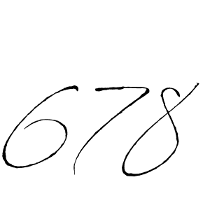 Make a beautiful signature design for name 678. With this signature (Antro_Vectra) style, you can create a handwritten signature for free. 678 signature style 6 images and pictures png