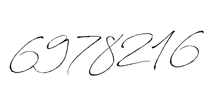 Use a signature maker to create a handwritten signature online. With this signature software, you can design (Antro_Vectra) your own signature for name 6978216. 6978216 signature style 6 images and pictures png