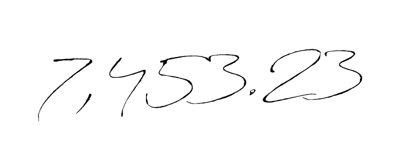Make a short 7,453.23 signature style. Manage your documents anywhere anytime using Antro_Vectra. Create and add eSignatures, submit forms, share and send files easily. 7,453.23 signature style 6 images and pictures png