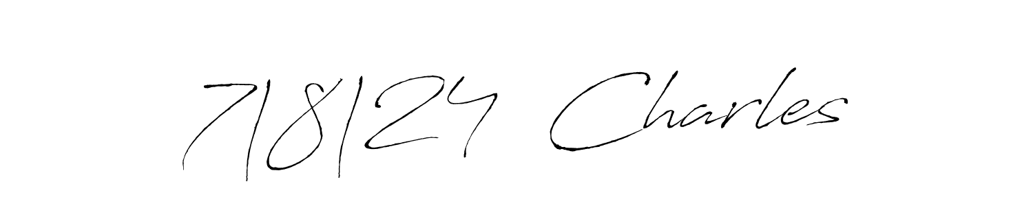 if you are searching for the best signature style for your name 7|8|24  Charles. so please give up your signature search. here we have designed multiple signature styles  using Antro_Vectra. 7|8|24  Charles signature style 6 images and pictures png