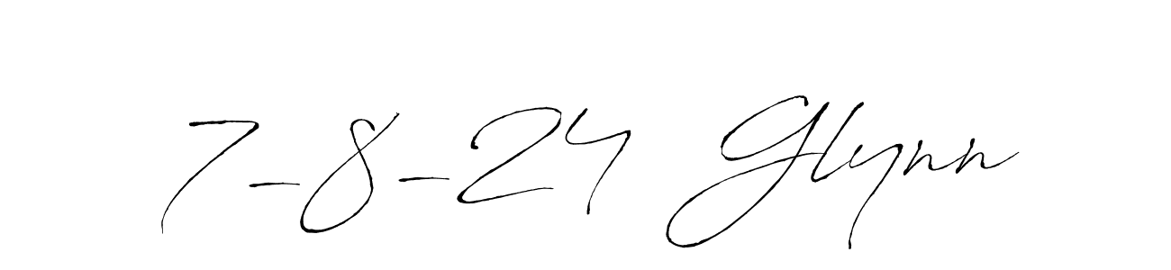 You should practise on your own different ways (Antro_Vectra) to write your name (7-8-24  Glynn) in signature. don't let someone else do it for you. 7-8-24  Glynn signature style 6 images and pictures png