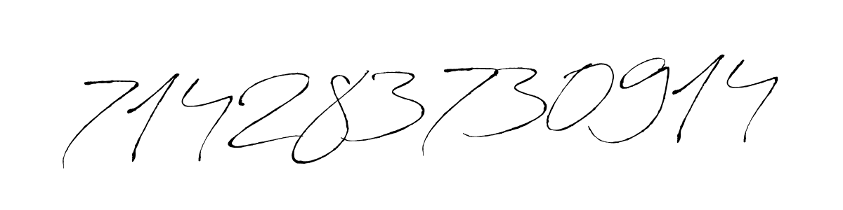 Use a signature maker to create a handwritten signature online. With this signature software, you can design (Antro_Vectra) your own signature for name 714283730914. 714283730914 signature style 6 images and pictures png