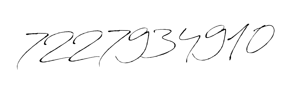 Make a beautiful signature design for name 7227934910. With this signature (Antro_Vectra) style, you can create a handwritten signature for free. 7227934910 signature style 6 images and pictures png