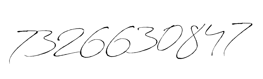 How to make 7326630847 signature? Antro_Vectra is a professional autograph style. Create handwritten signature for 7326630847 name. 7326630847 signature style 6 images and pictures png